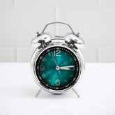 Silver Twin Bell Alarm Clock
